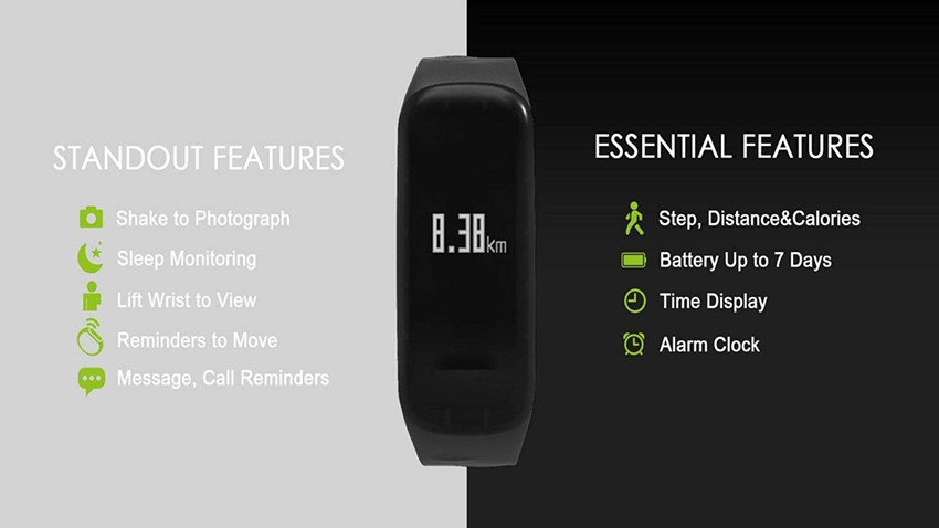 Oraimo fit band top features