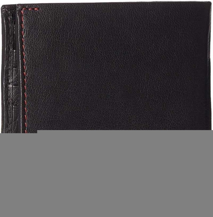 TOMMY HlLFlGER Men Black Genuine Leather Wallet black - Price in