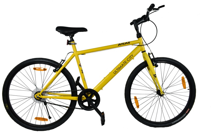 ATLAS Ultimate City Bike For Adults Yellow 26 T Mountain Cycle Price in India Buy ATLAS Ultimate City Bike For Adults Yellow 26 T Mountain Cycle online at Flipkart