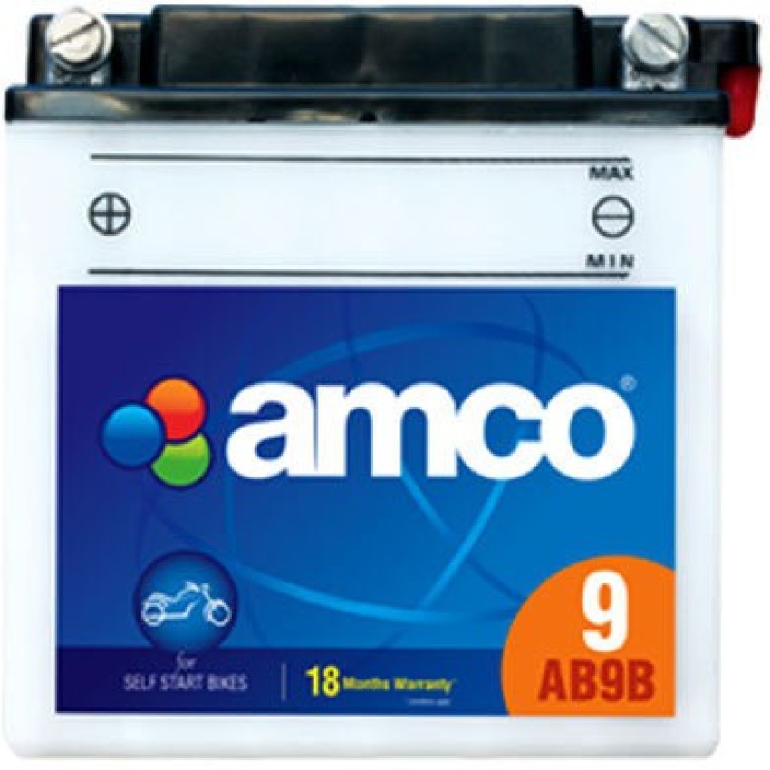 amco AB9B 9 Ah Battery for Bike Price in India Buy amco AB9B 9