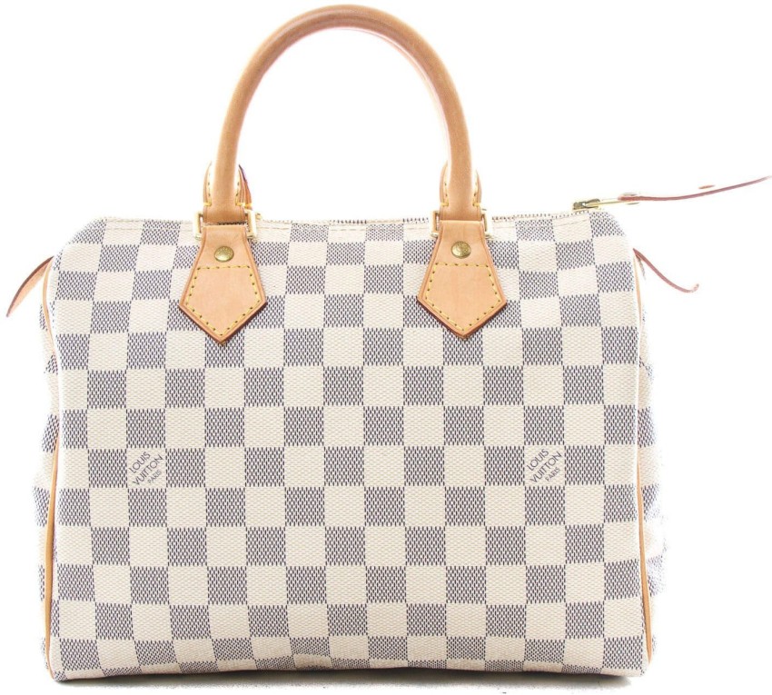 Louis Vuitton Authentic Speedy 30 Damier Azur Purse Hang bag