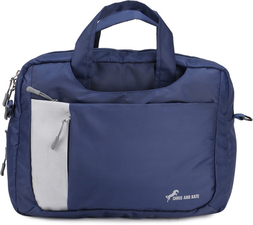 Chris Kate 15.6 inch inch Laptop Messenger Bag Blue Price in