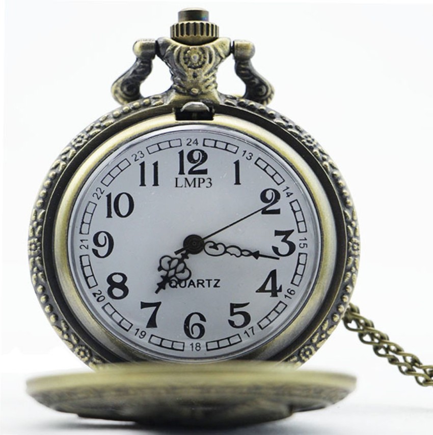 LMP3 Indian Railway Pocket Watch PKT4141 BRONZ STAINLESS STEEL