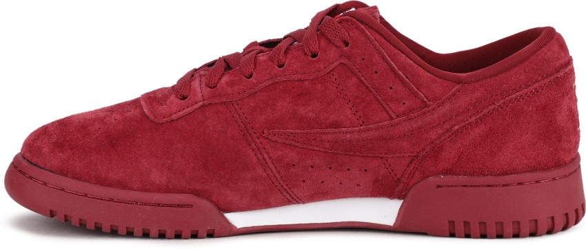 Fila deals red suede