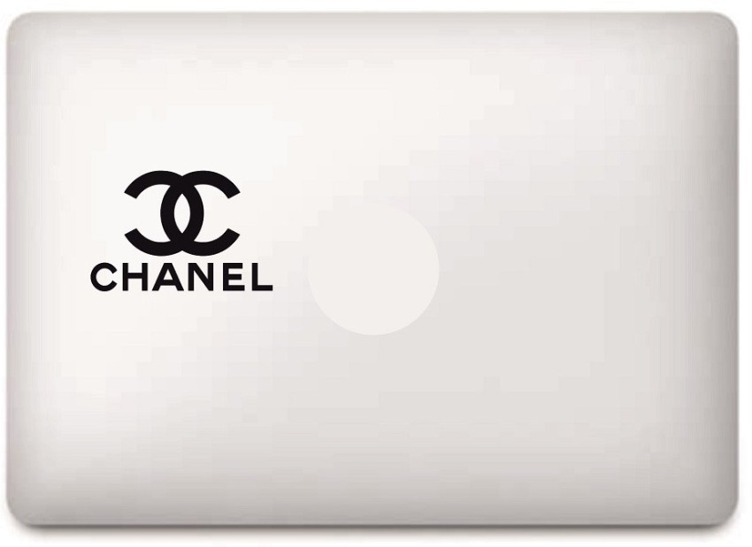 Intellprint India 10.16 cm Chanel company cool funky logo Vinyl ,laptop,wall  Decal sticker Non-Reusable Sticker Price in India - Buy Intellprint India  10.16 cm Chanel company cool funky logo Vinyl ,laptop,wall Decal