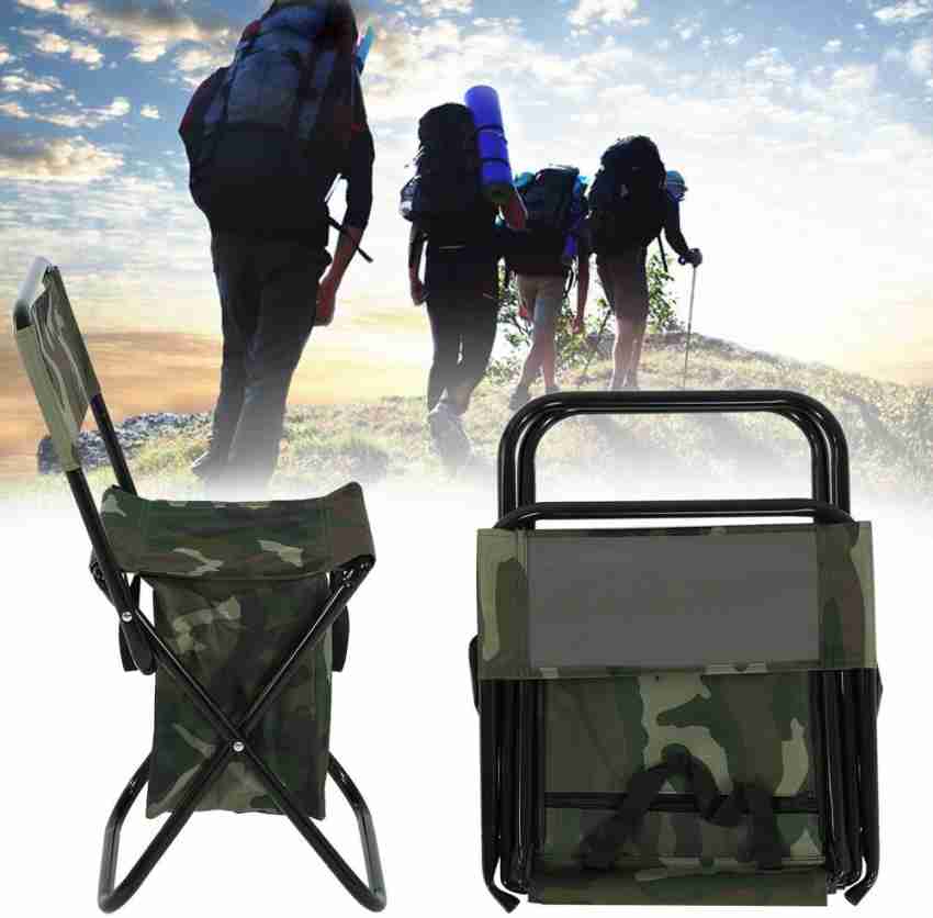 IRIS Folding Chair, Portable Camping Chair with Storage Bag for