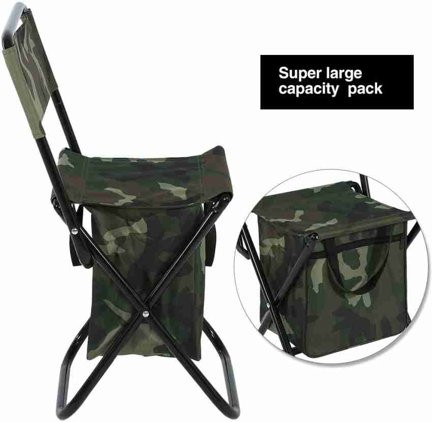 Jukkre Folding Camping Chair, Backpack Stool with Cooler Insulated Picnic  Bag for Outdoor Indoor Fishing Travel Beach Stool Price in India - Buy  Jukkre Folding Camping Chair, Backpack Stool with Cooler Insulated