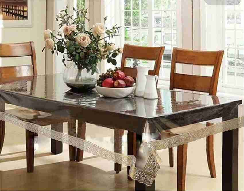 Transparent tablecloth deals