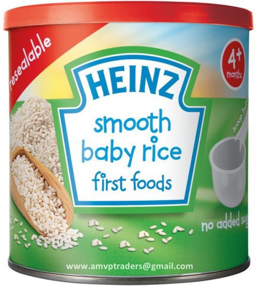 Baby rice 2024 first food