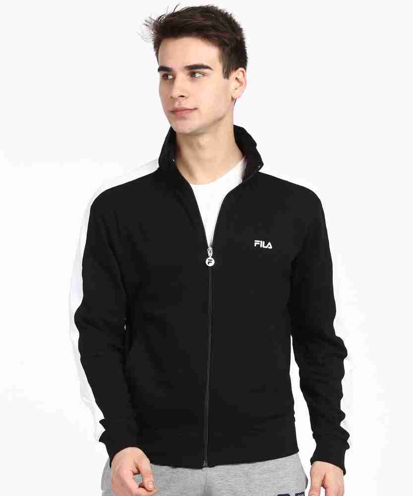 Black fila cheap jacket