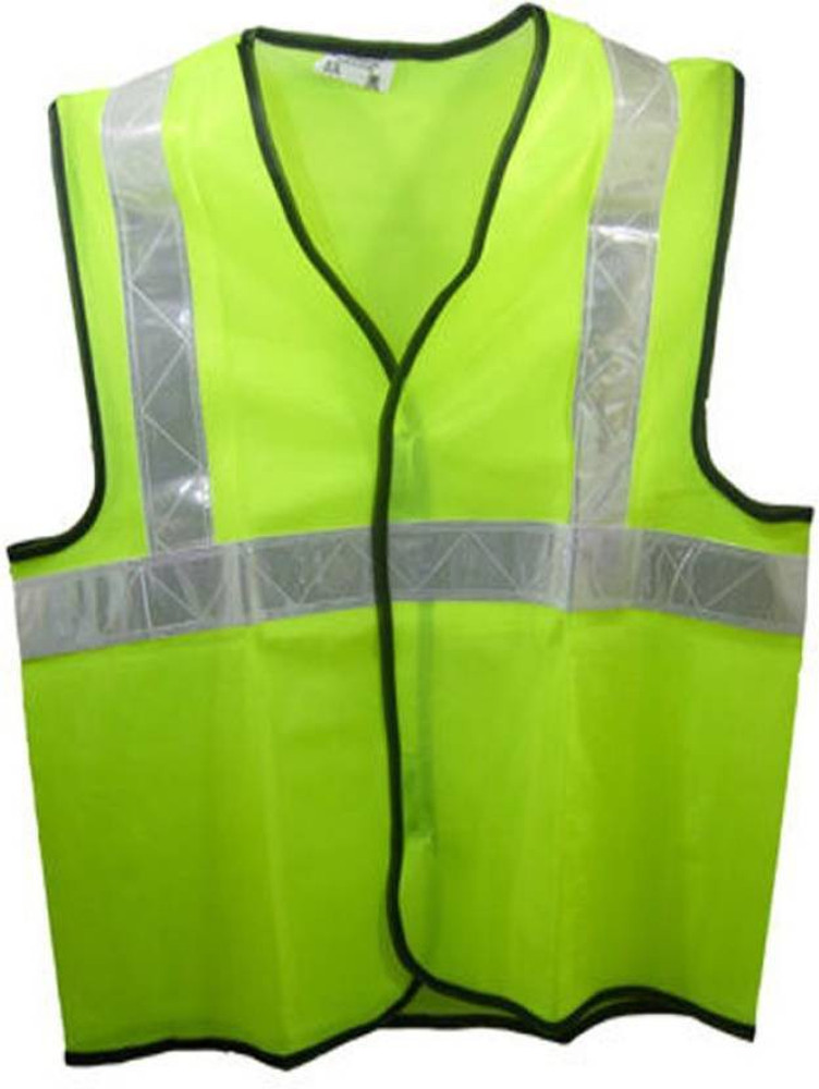 Reflective green store jacket