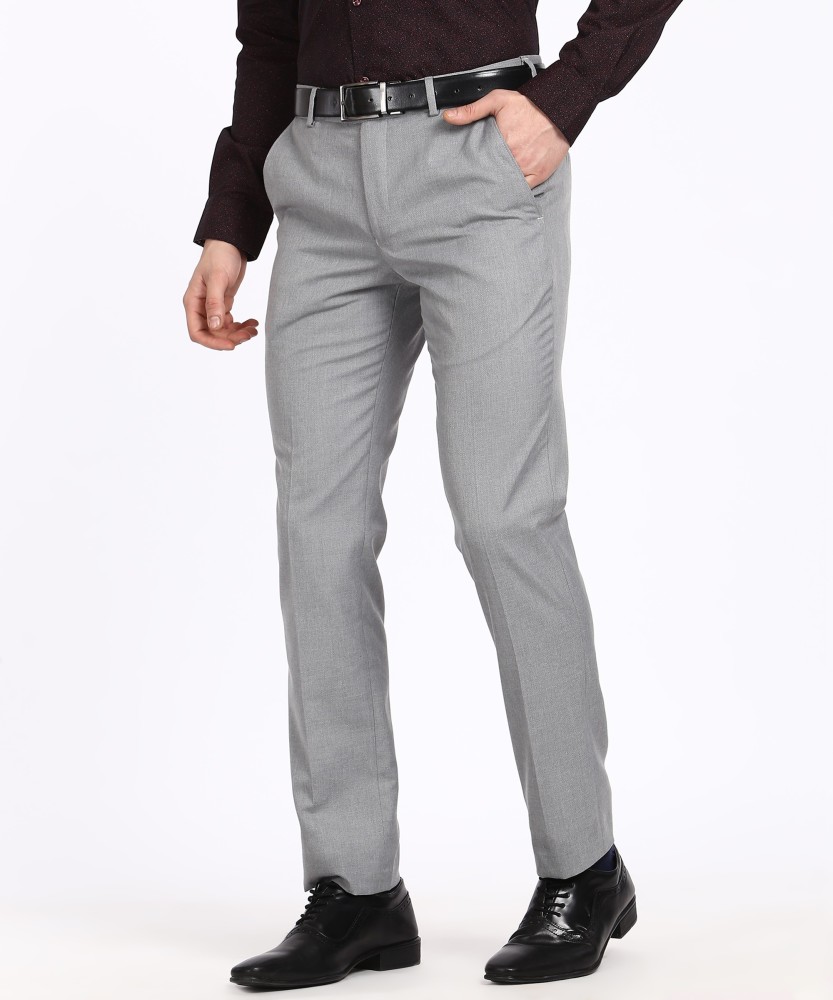 Buy John Miller Men Black Slim Fit Solid Regular Trousers - Trousers for  Men 2269982 | Myntra