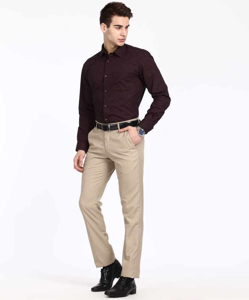 Buy Mens Slim Fit Poly Viscose Formal Trousers online  Looksgudin
