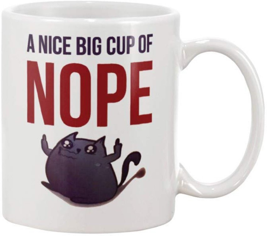 A Nice Big Cup of Nope - Exploding Kittens Mug