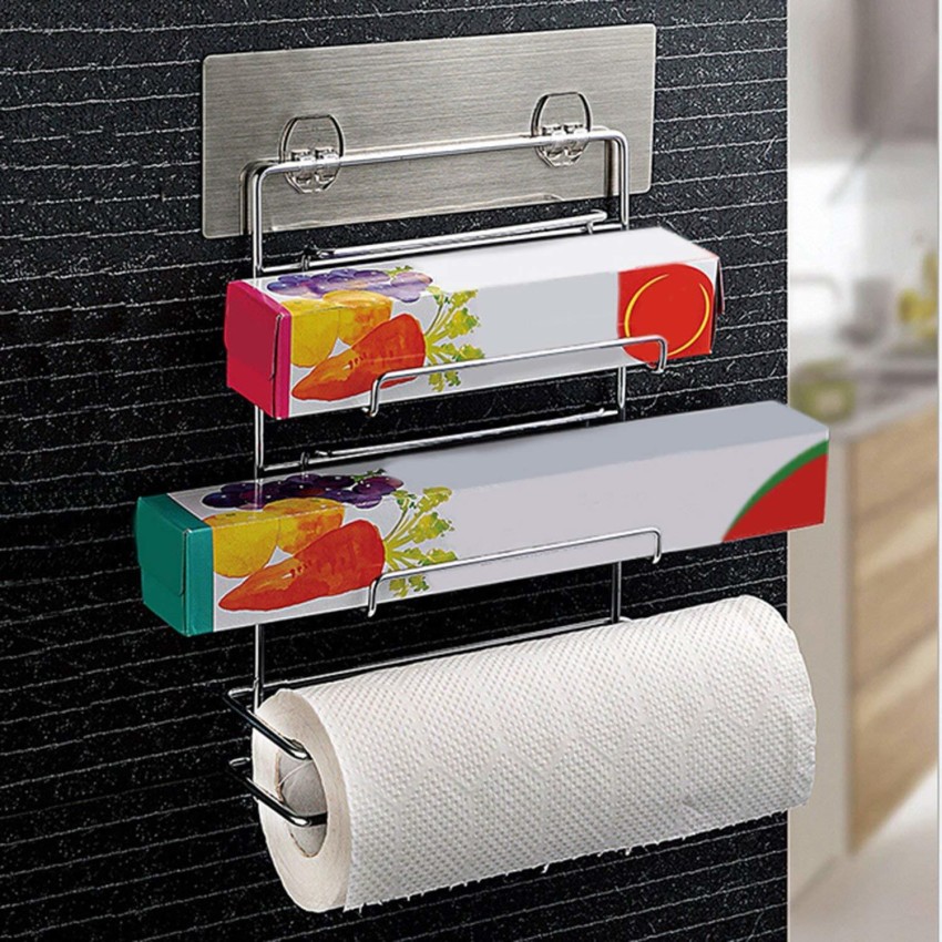 HOUSE OF QUIRK Magic Sticker Series Kitchen Paper Roll Holder Self