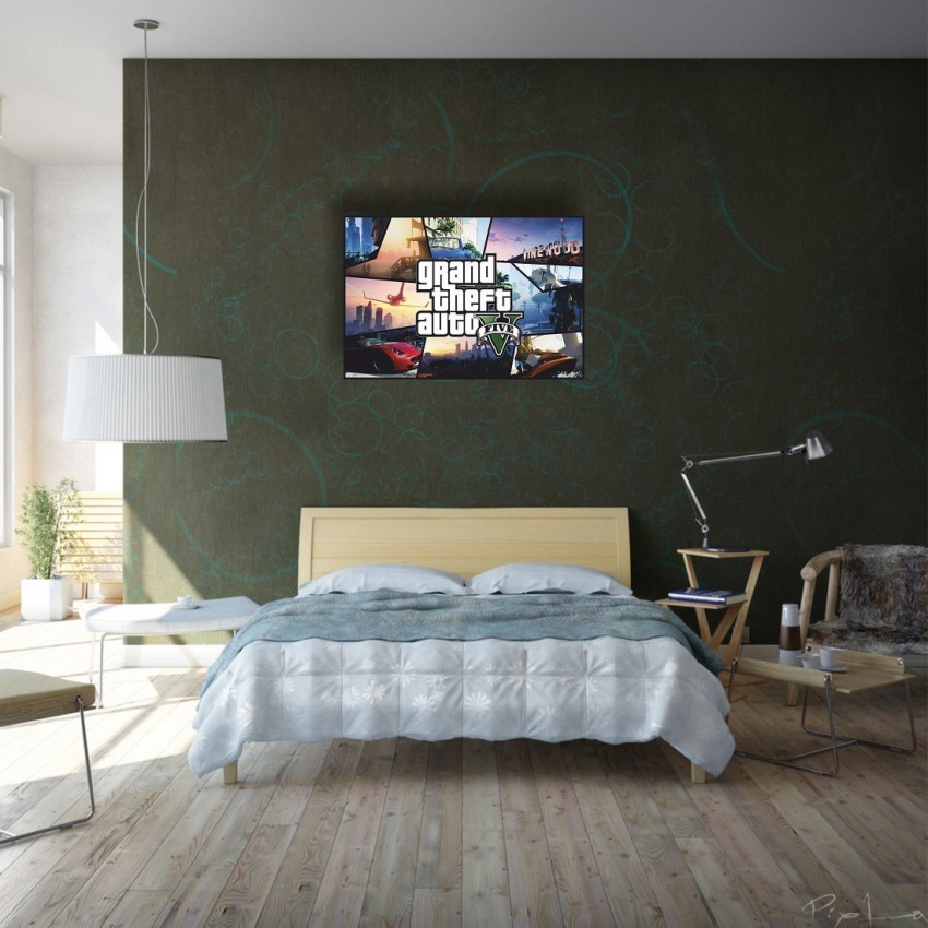 GTA V poster for room and home decor, Gaming poster for room Paper Print -  Gaming posters in India - Buy art, film, design, movie, music, nature and  educational paintings/wallpapers at