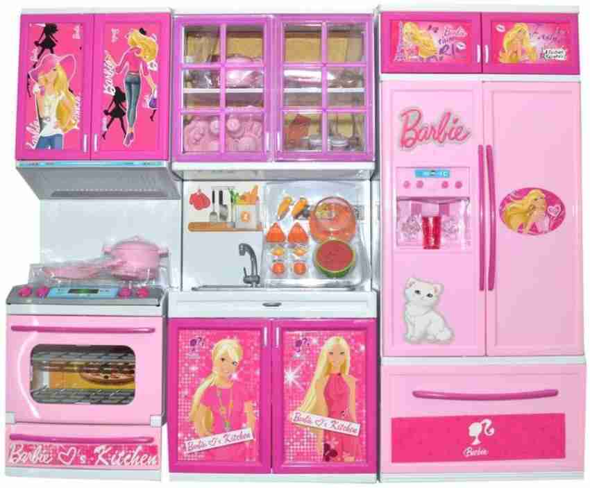 Barbie doll kitchen set in store hindi