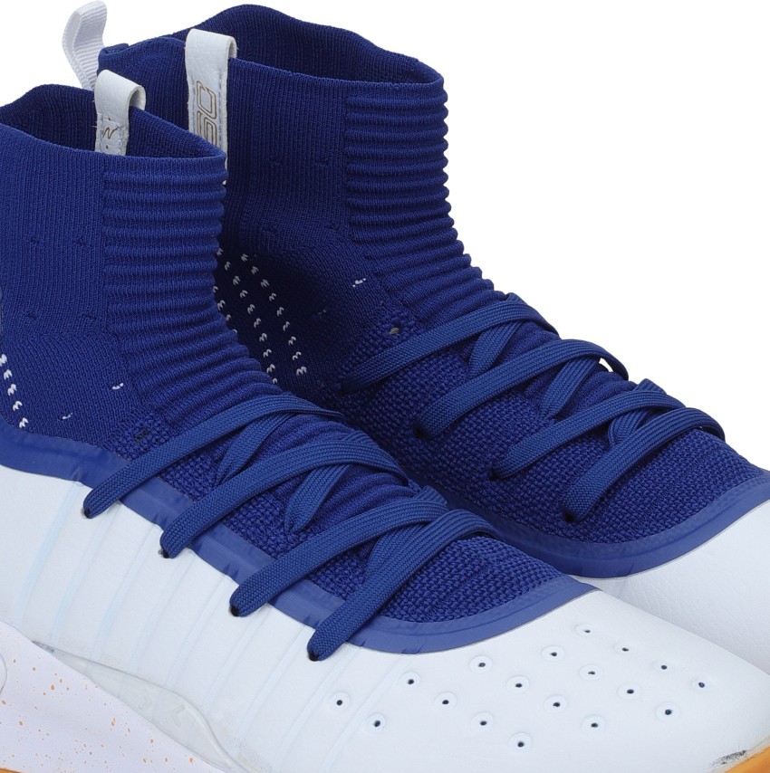 Under armour best sale blue high tops