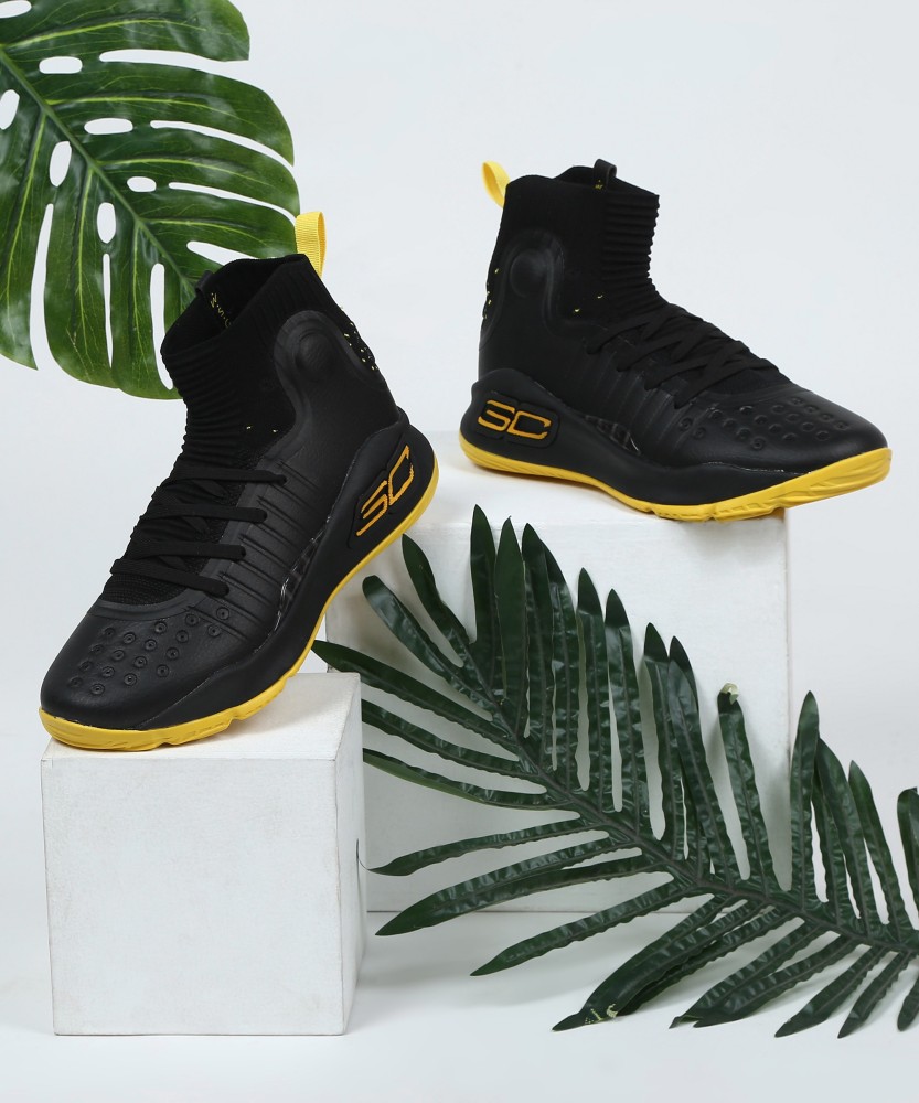 Black under clearance armour high tops