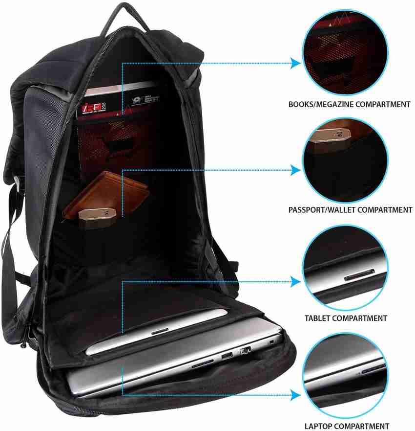 Police anti outlet theft backpack