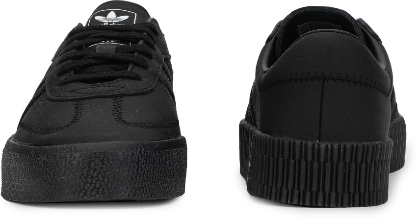 Adidas originals samba rose hot sale trainers in triple black