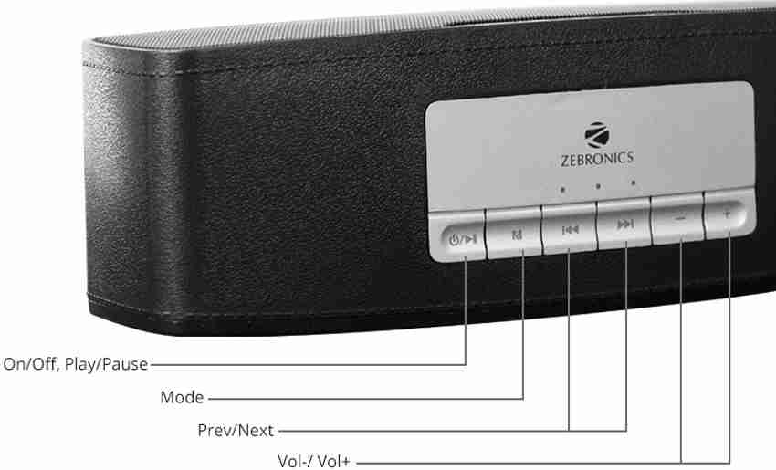 Buy ZEBRONICS ZEB PUNCH Wireless Bluetooth Speaker Online from