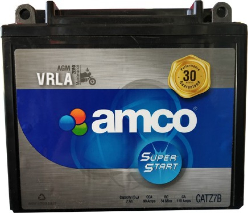 amco catz7b 9 Ah Battery for Bike Price in India Buy amco catz7b