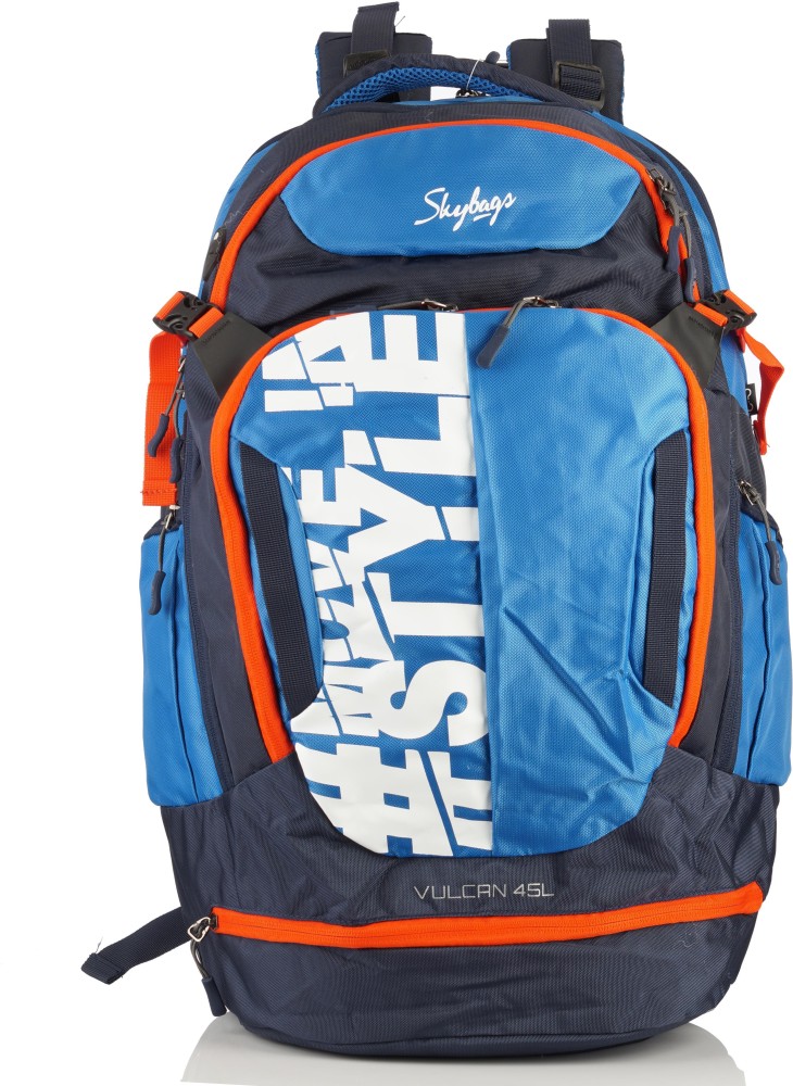 SKYBAGS Rebel 45 L Weekender Hiking Backpack Blue 45 L Backpack