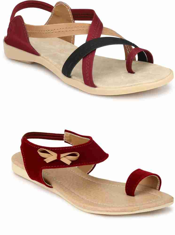 GrienYrus Women Multicolor Flats Buy GrienYrus Women Multicolor