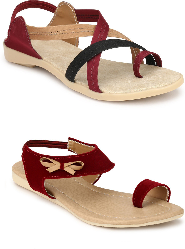 GrienYrus Women Multicolor Flats Buy GrienYrus Women Multicolor