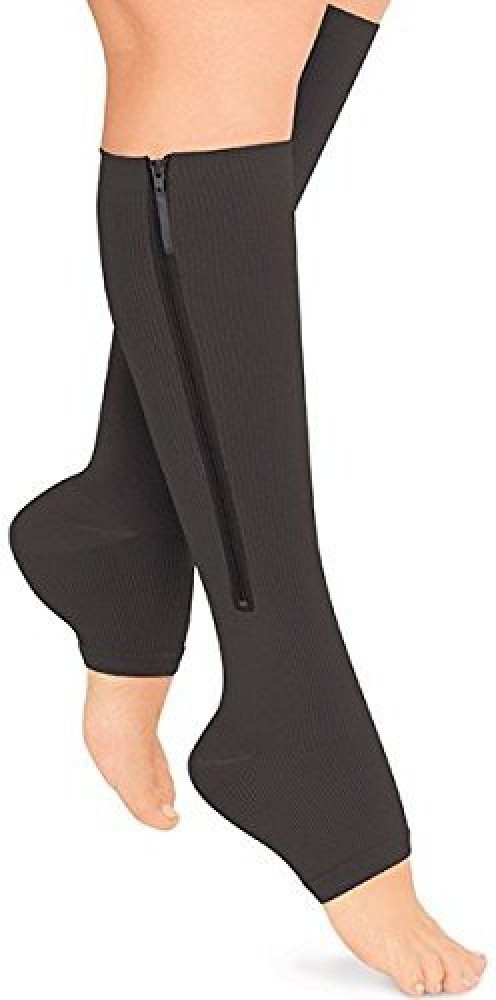 Nucleya Retail zip compression socks support ankle length pairs
