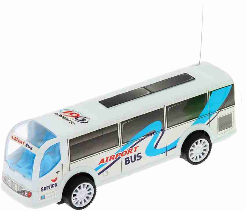 ToyGalaxy WIRELESS REMOTE CONTROL AIRPORT BUS FOR KIDS WIRELESS