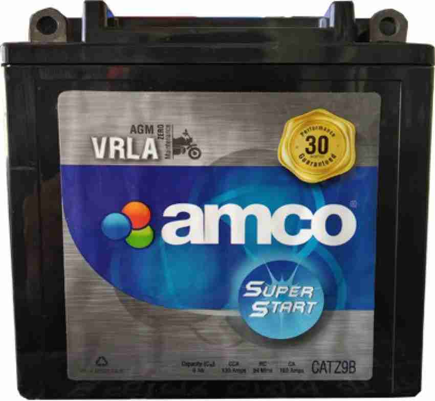 amco catz9b 9 Ah Battery for Bike Price in India Buy amco catz9b