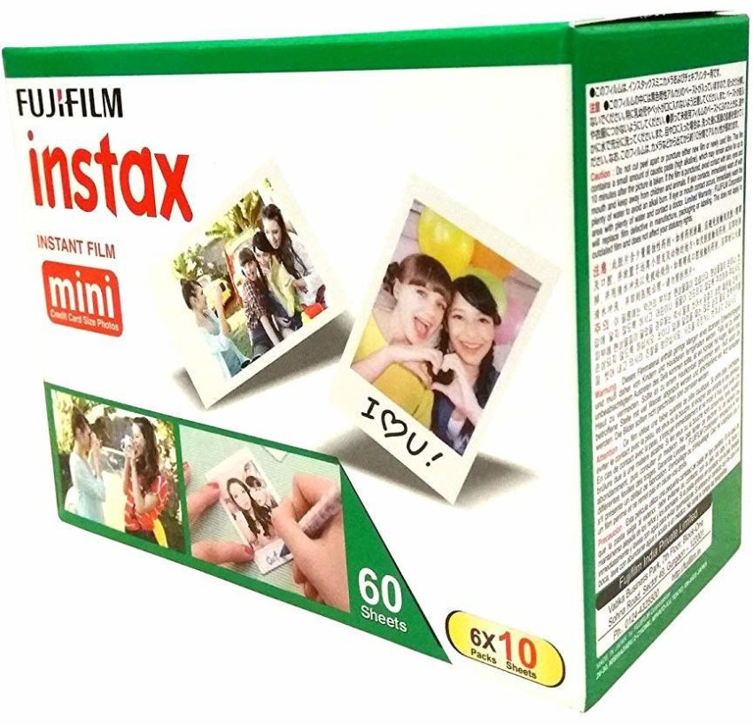 Fujifilm Instax Mini Instant Film Pack, 60 ct.