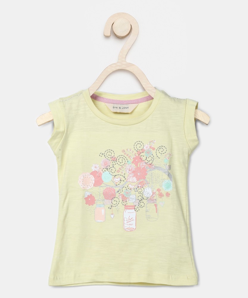 GINI JONY Baby Girls Casual Cotton Blend Top Price in India Buy GINI JONY Baby Girls Casual Cotton Blend Top online at Flipkart