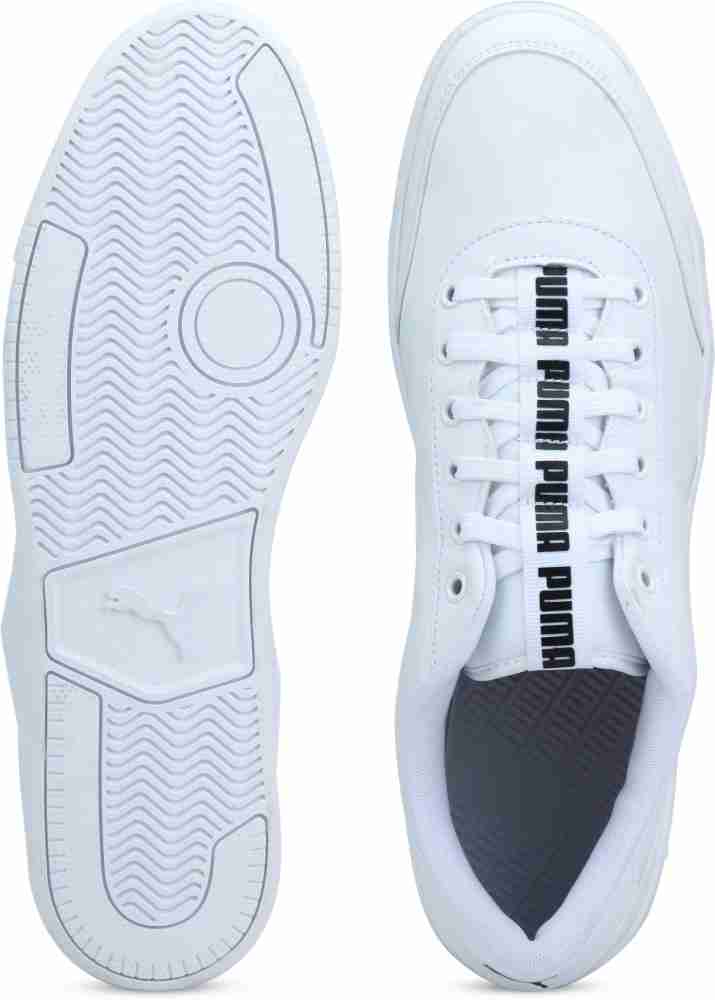 Puma court breaker shop bold white sneakers