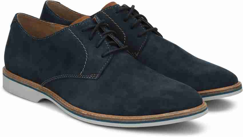 Clarks atticus lace navy nubuck discount