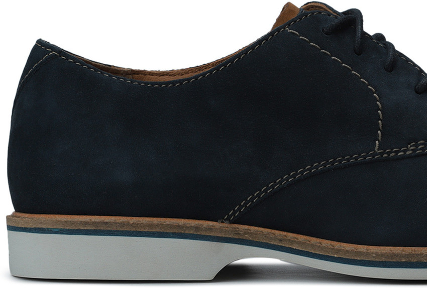 Clarks atticus lace navy nubuck discount