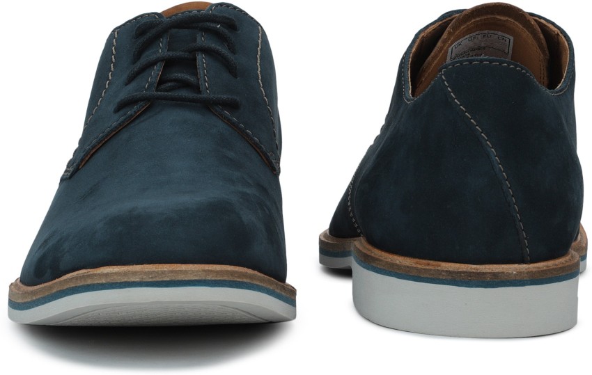 Clarks atticus lace navy nubuck best sale