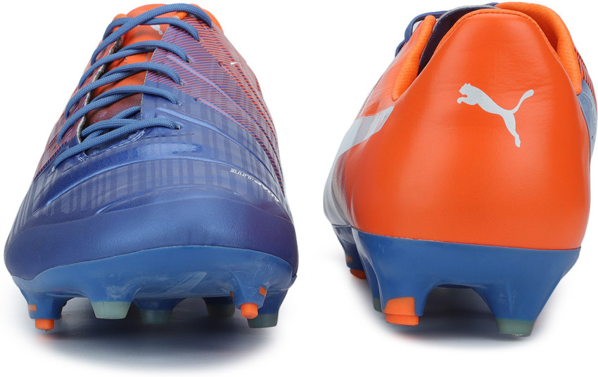 PUMA evoPOWER 1.3 FG Blue Yonder White S Football Shoes For Men