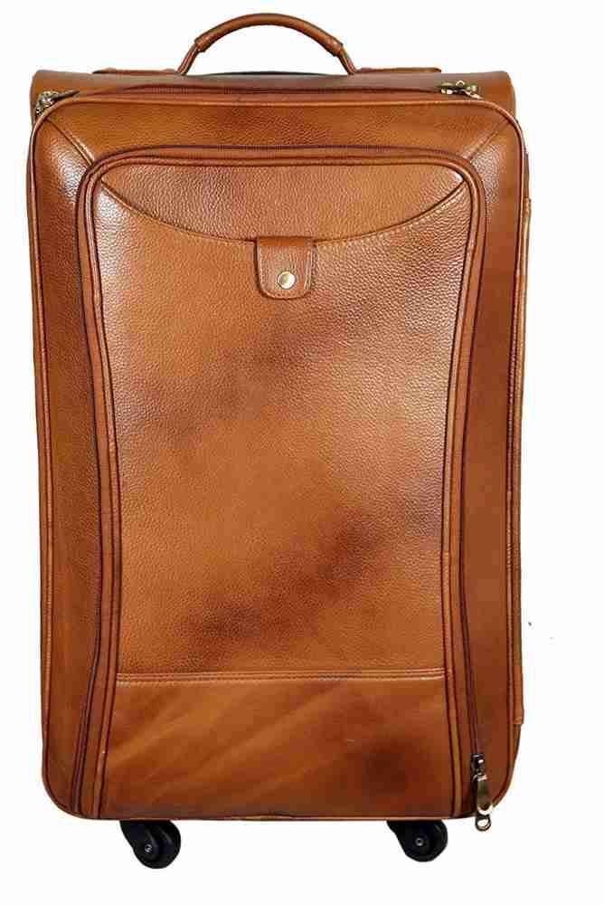 Leather trolley bag prices discount