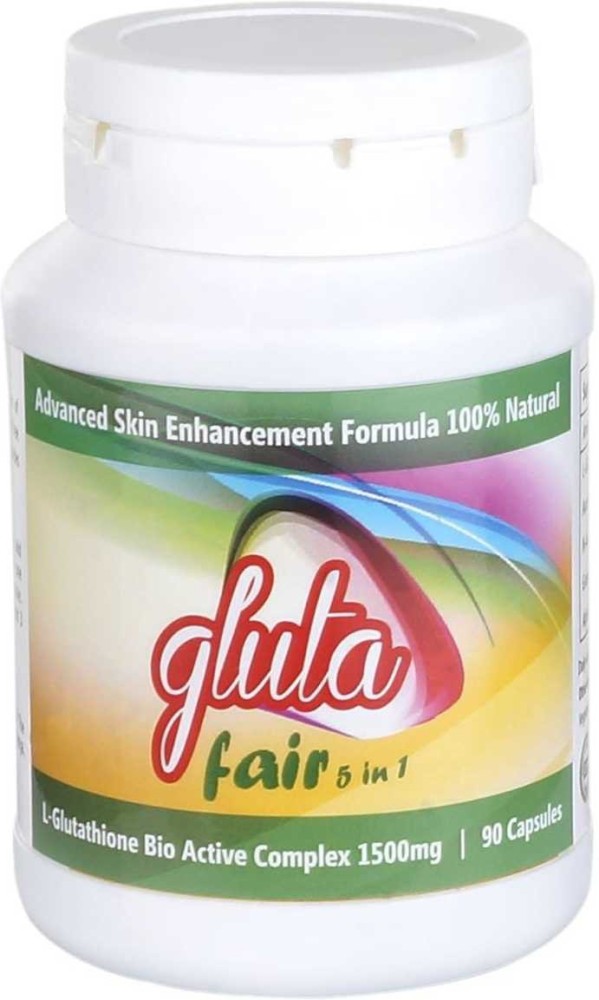 Gluta fair 5 in 1 Glutathione 1500 Mg Capsules Made In Thailand