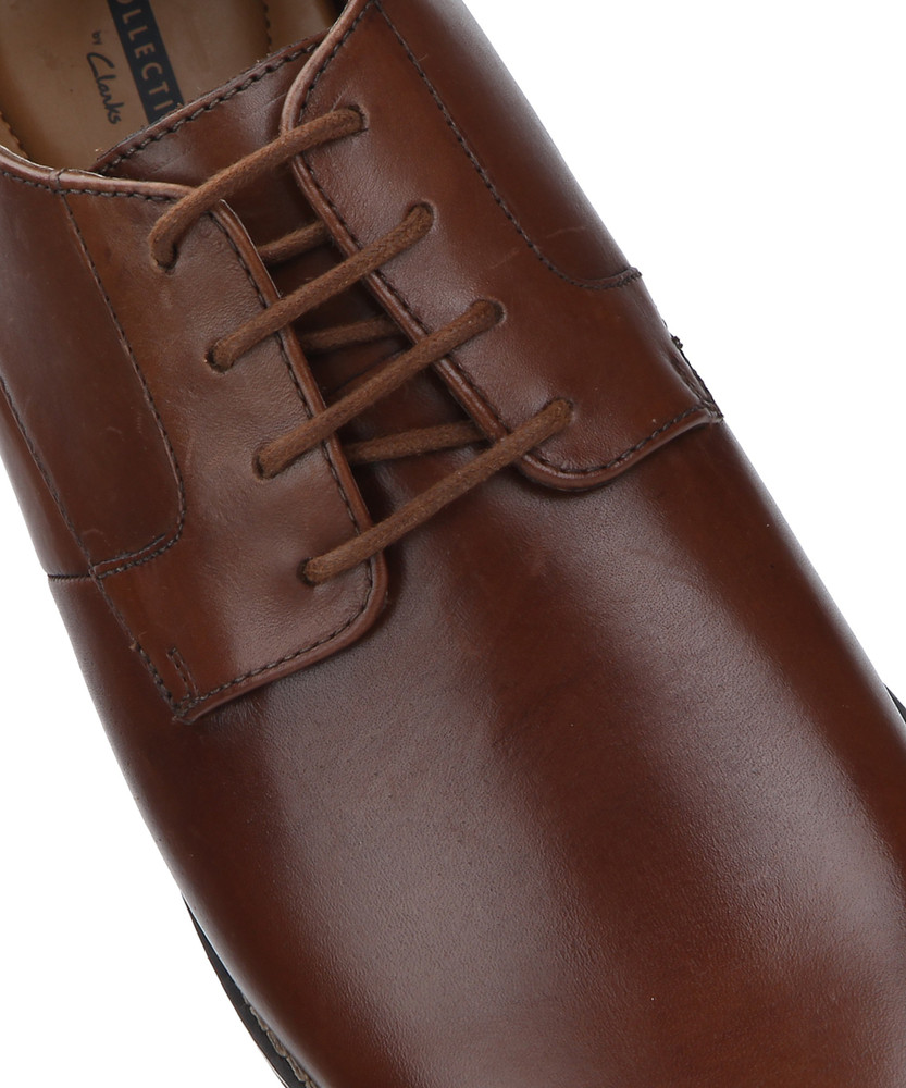 Clarks men's becken plain derbys top