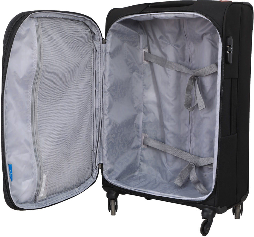 SKYBAGS Stalwart Spinner Soft Trolley 69 cm Grey Expandable Check in Suitcase 4 Wheels 27 inch Grey Price in India Flipkart