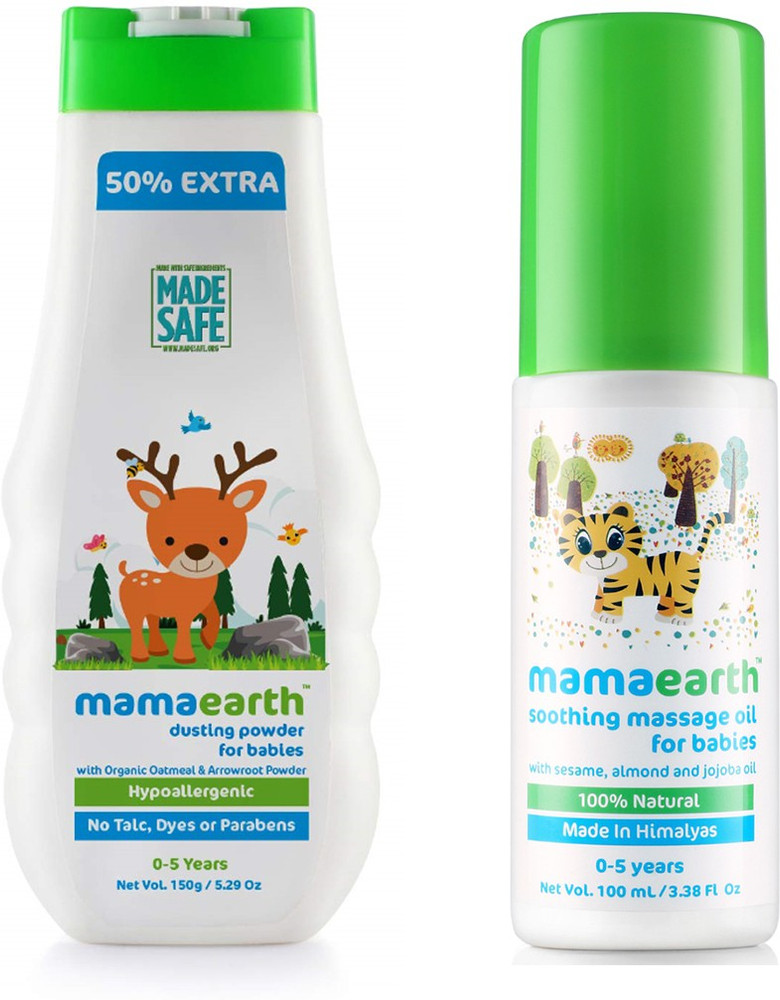 Mamaearth Talc Free Organic Dusting Powder for Babies with