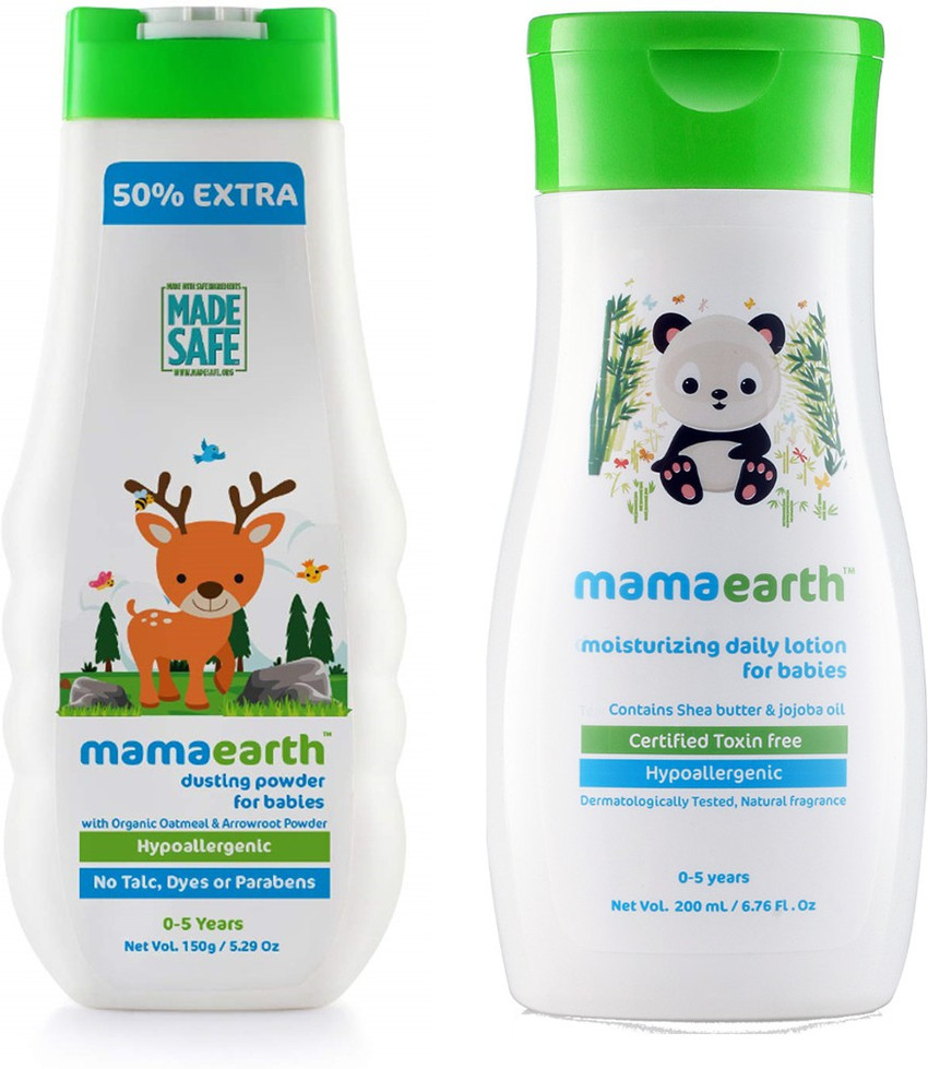 Mamaearth Talc Free Organic Dusting Powder for Babies with