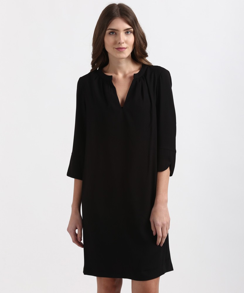 Marks and spencer on sale black shift dress