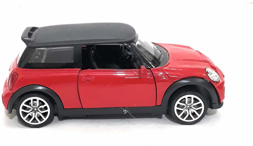 KTRS Mini Cooper Die Cast Metal Car Toy with Openable Doors and