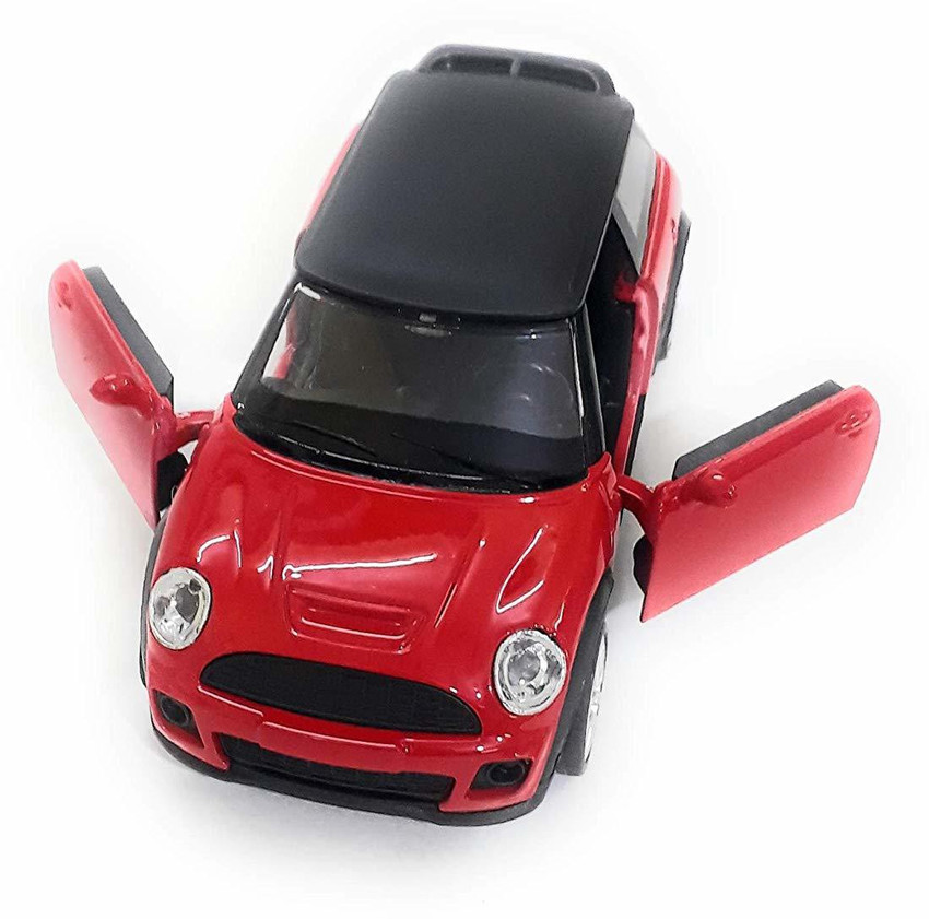 KTRS Mini Cooper Die Cast Metal Car Toy with Openable Doors and