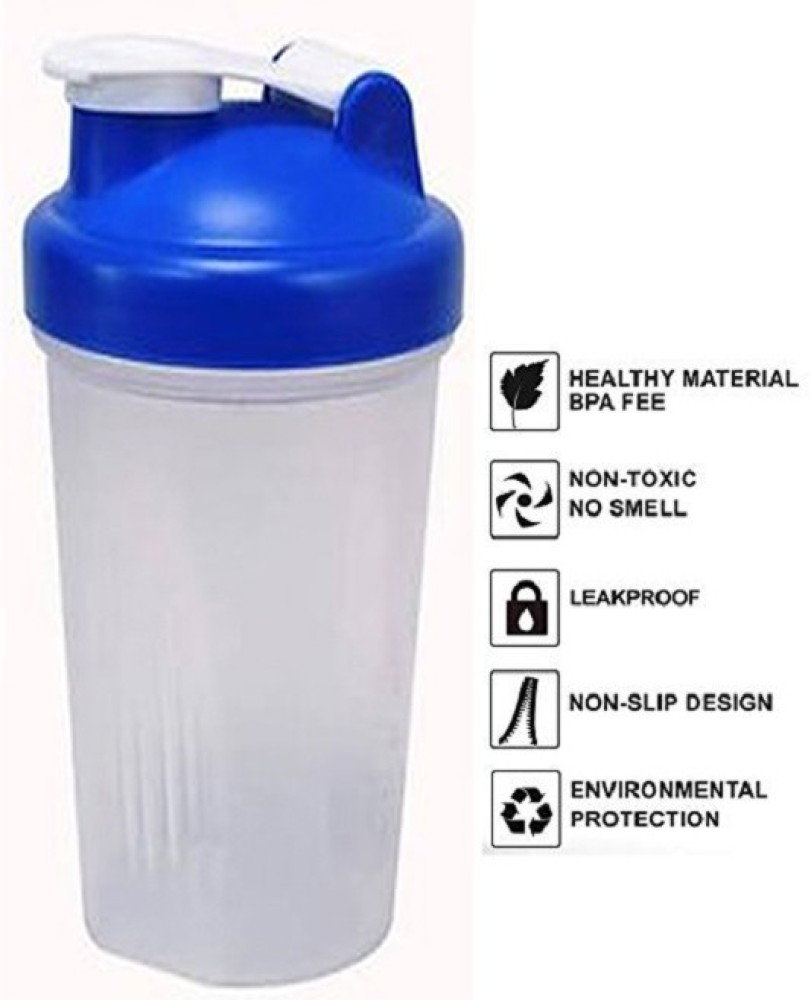 600ML Sport Protein Shaker Bottles Mixing Ball Shaker Cup BPA Free